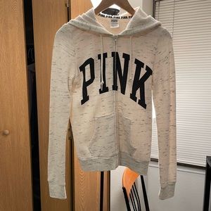 Victoria’s Secret PINK Everyday Lounge Perfect Fleece Full-Zip (x-small)